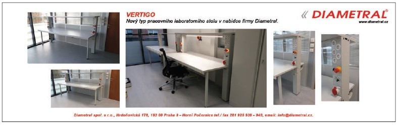 Diametral Vertigo - elektrotechnické stoly nové koncepce